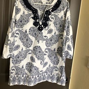 ☀️4/$25 Liz Claiborne Tunic top